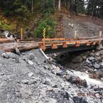 Design and Installation Supervision - 14m steel bridge - BC Hydro - Northwest Transmission Line