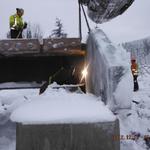 Installation Supervision - 10m steel bridge - BC Hydro - Northwest Transmission Line