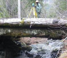 Bridge Replacement Site Survey and Design - 40' Steel Deck Portable Bridge - Vancouver Island