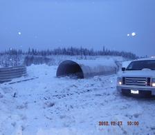 Design and Construction Supervision - 3000mm Pipe Arch Culvert - Northwest Transmission Line Project 