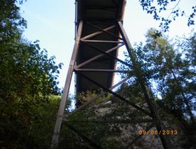 Bridge Inspection - 69m Concrete Composite Bridge on Steel Tower Piers - Vancouver Island